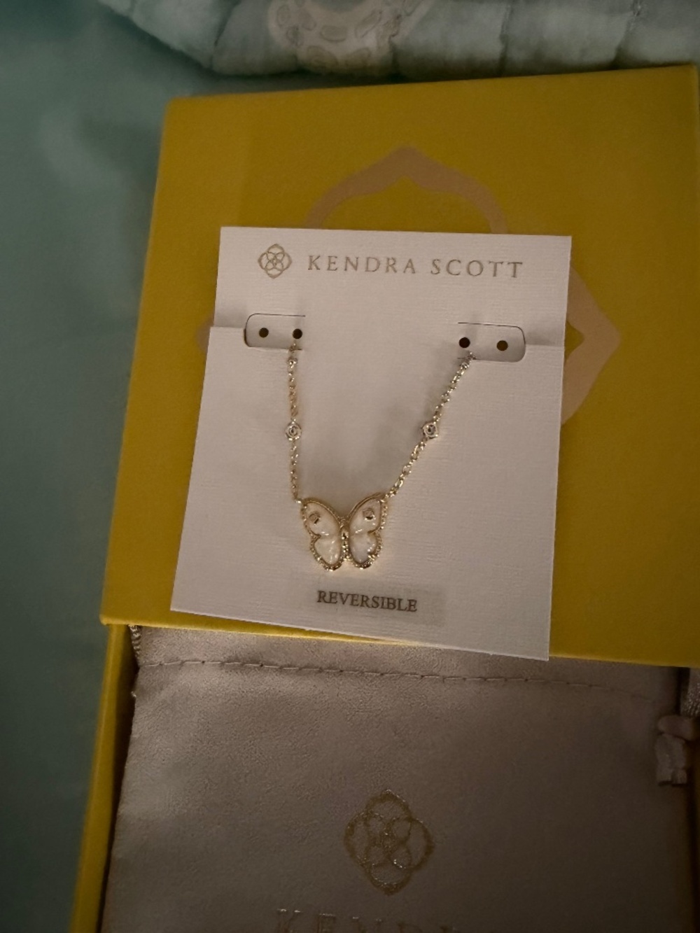 Kendra Scott Cailey Butterfly Short Pendant Necklace